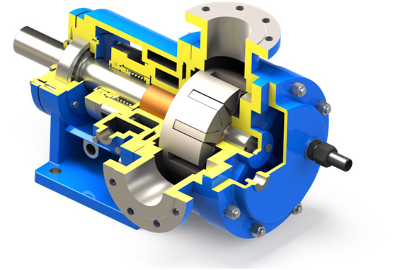 高粘度泵結構(gòu)圖